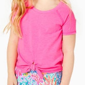 Lilly Pulitzer Mini Kieran active tee in pink isle